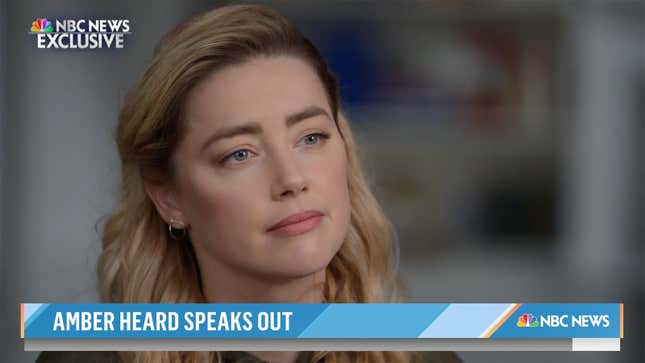 Image for article titled Amber Heard in First Post-Trial Interview: I Don't Blame the Jury