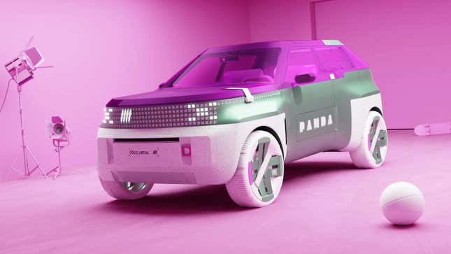 An image showing the Fiat city car concept. 