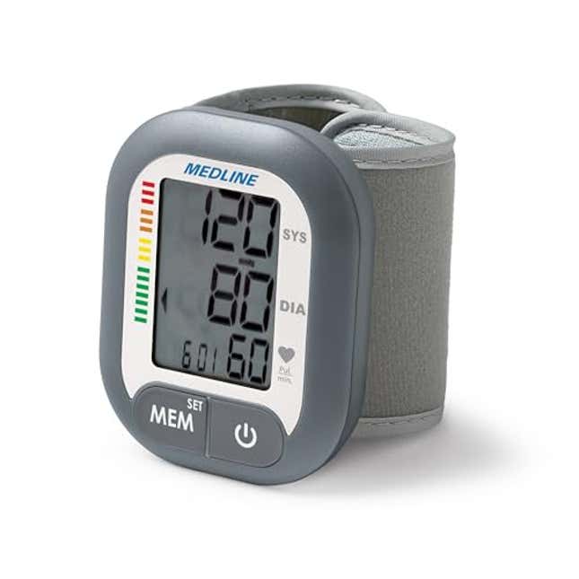 Image for article titled Medline Digital Wrist Blood Pressure Monitor, Now 15% Off