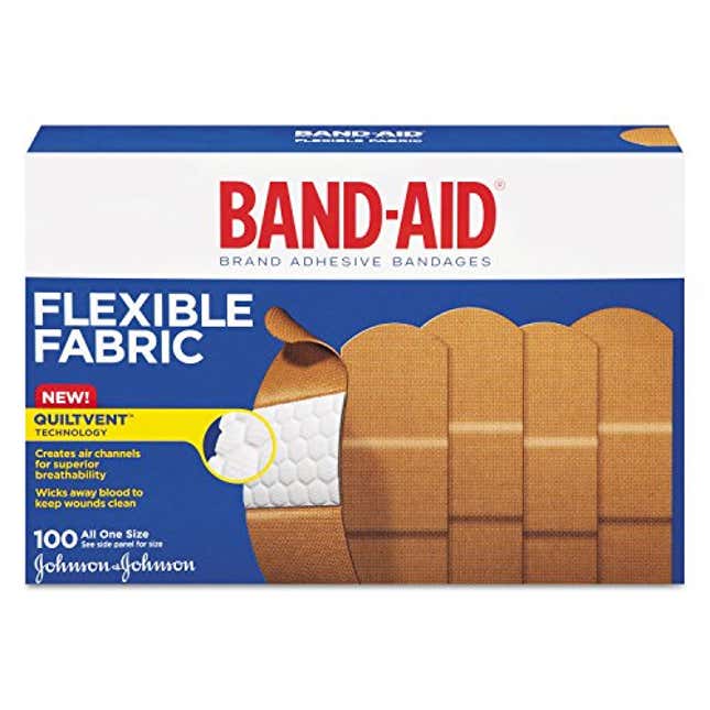 Band-Aid Brand Flexible Fabric Adhesive Bandages for Wound Care and First  Aid, Now 28% Off