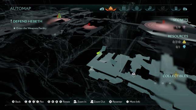 A screenshot of a map shows the location of a collectible.