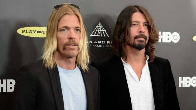 Taylor Hawkins and Dave Grohl 