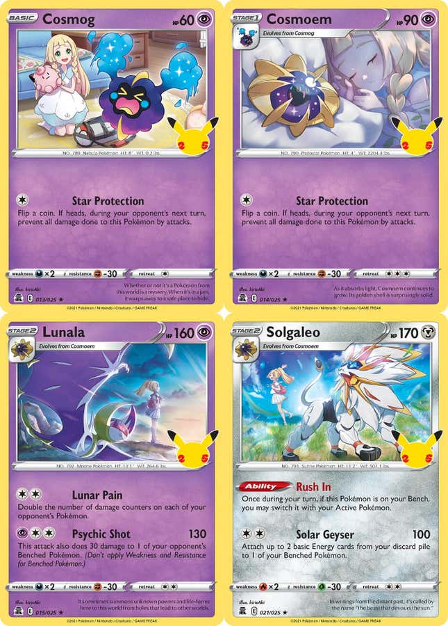  Pokemon Single Card SOLGALEO 021/025 CELEBRATIONS