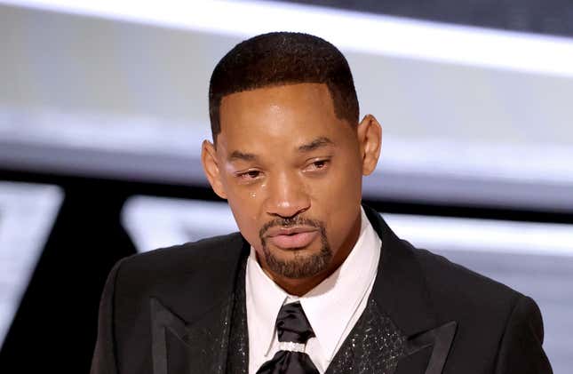 Will Smith accepts the Actor in a Leading Role award for ‘King Richard’ onstage during the 94th Annual Academy Awards at Dolby Theatre on March 27, 2022 in Hollywood, California.