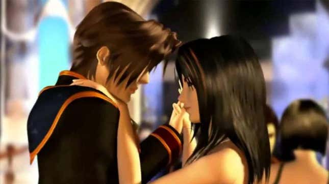 Squall and Rinoa dancing together