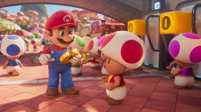 Here's a first look at the upcoming Super Mario Bros. movie