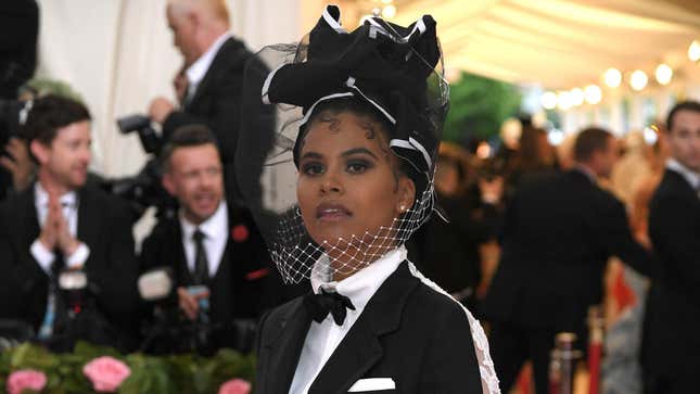 Zazie Beetz attends The 2019 Met Gala Celebrating Camp: Notes on Fashion at Metropolitan Museum of Art on May 06, 2019 in New York City.