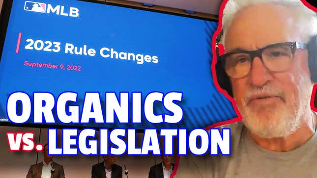 Does Joe Maddon agree with the 2023 MLB rule changes?