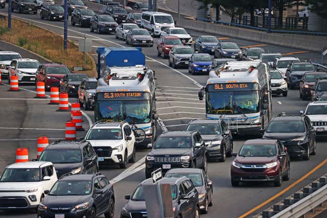 Boston traffic on July 11, 2024.