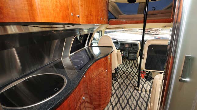 Image for article titled Someone Spent $6 Million Building A Massive Ford F-750 Motor Home