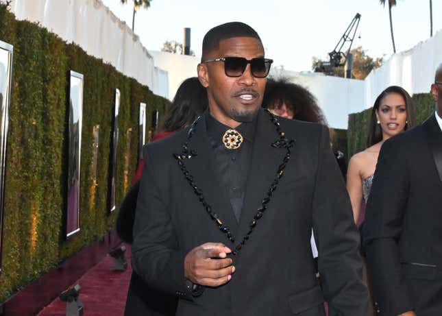 Jamie Foxx lors de la 82e cérémonie annuelle des Golden Globes qui s’est tenue au Beverly Hilton le 5 janvier 2025 à Beverly Hills, Californie.