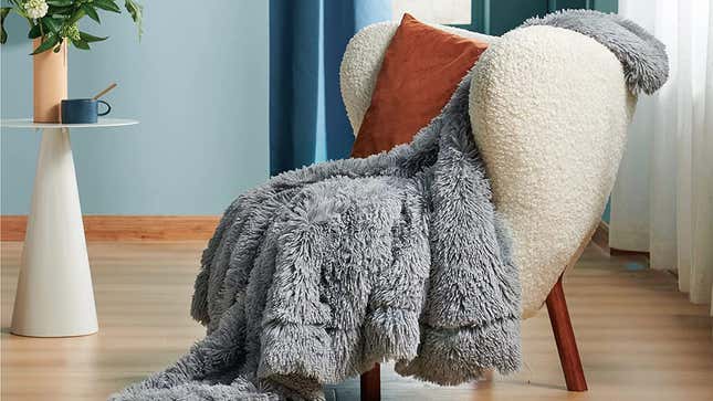 Bedsure Faux Fur Sherpa Blanket | $29 | Amazon