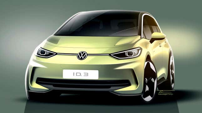 Image for article titled The Next Volkswagen ID.3 Is a Looker