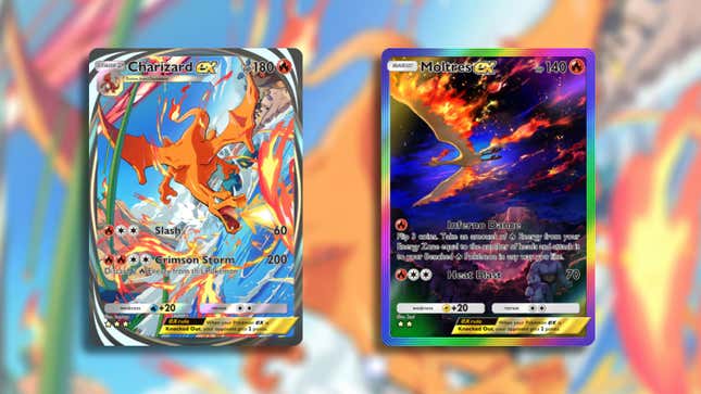 Charizard ex / Moltres ex.