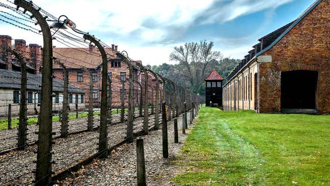 Image for article titled Everything Elon Musk Did During His Visit To Auschwitz