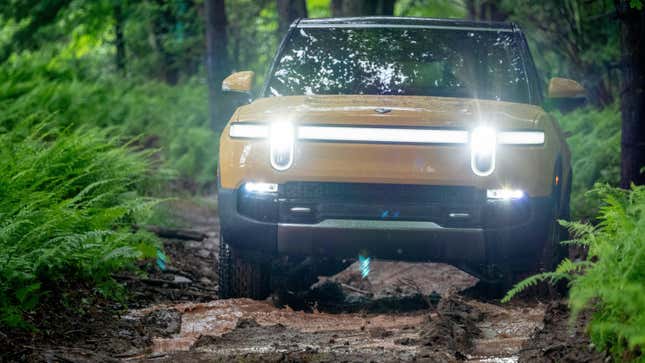 Image for article titled Just a Ton of Photos I Took of the Rivian R1S in the Rainy Catskills