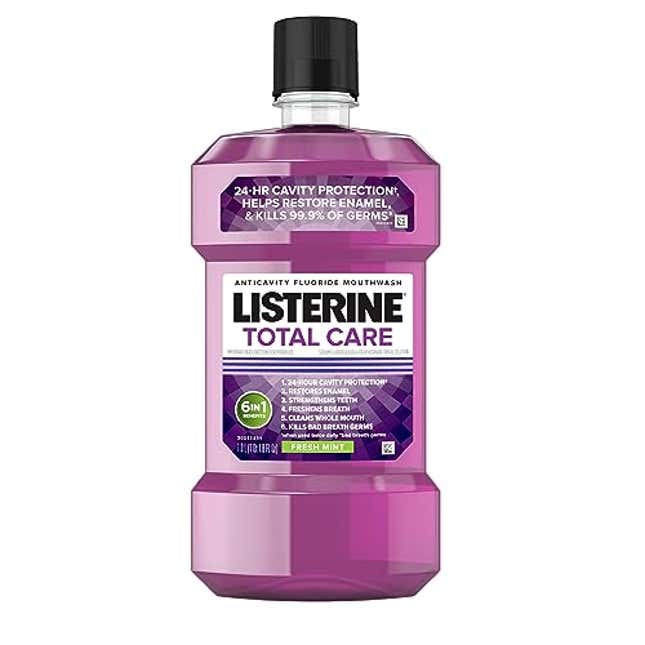 Image for article titled Listerine Total Care Anticavity Fluoride Mouthwash, Now 28% Off