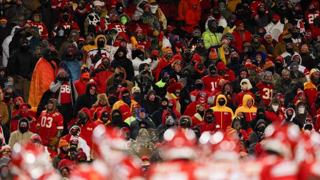 Image for article titled Frostbitten Chiefs fans need amputations