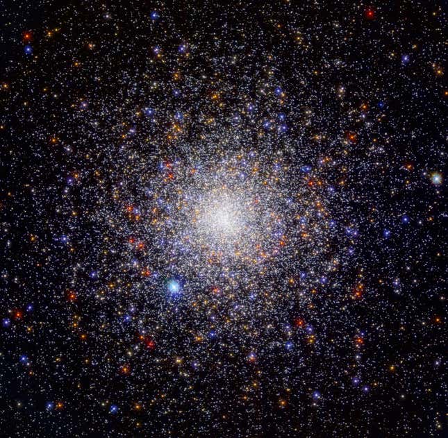 The globular cluster Caldwell 73, home of the mystery object.