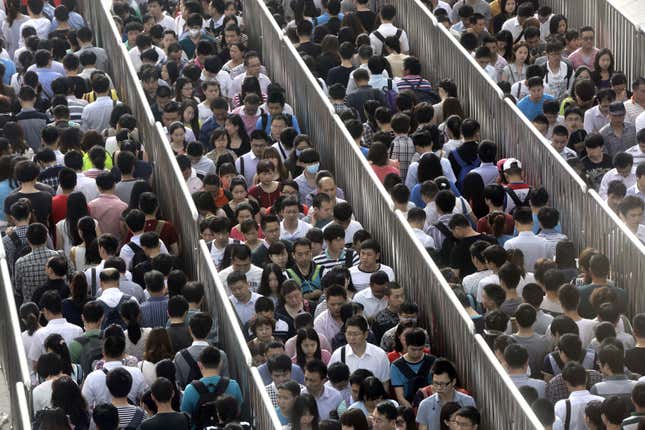 Image for article titled Here’s what happens when you introduce airport-style security to the world’s busiest subway