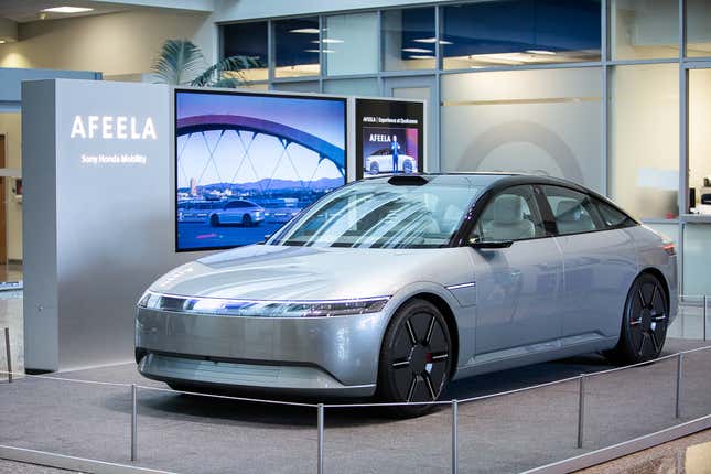 Image for article titled Sony And Honda's Afeela Wants To Be An EV That Is More Than Just An EV