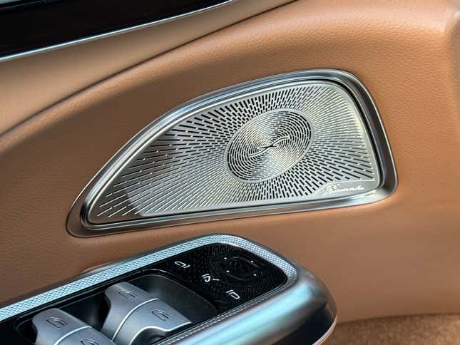 Burmester speaker grille of a 2024 Mercedes-Benz E350