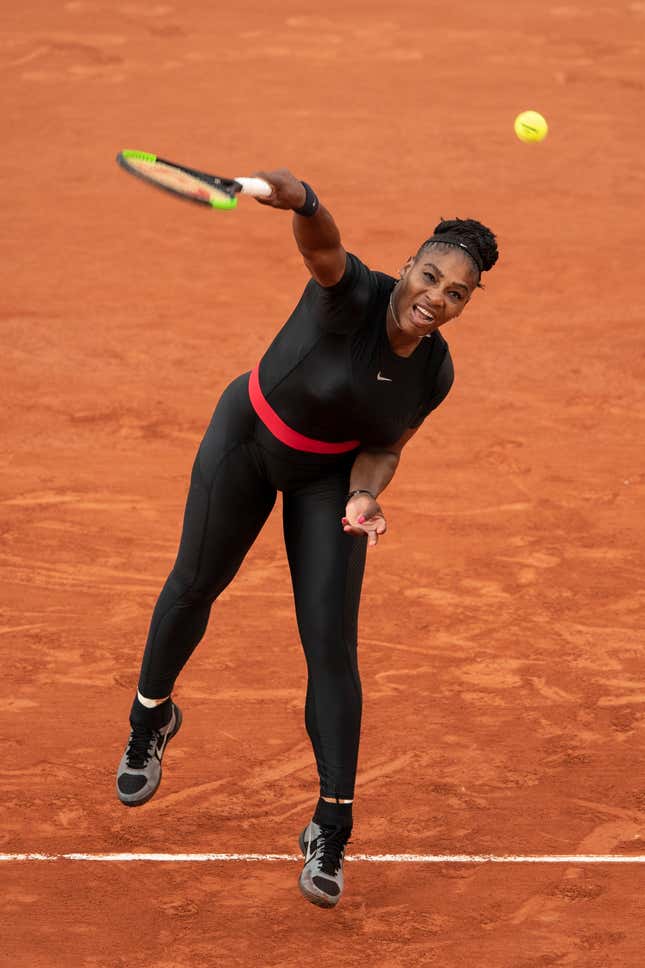 Image for article titled Serena Williams Tells The Shocking Story Behind the Catsuit That Had Everyone Talking