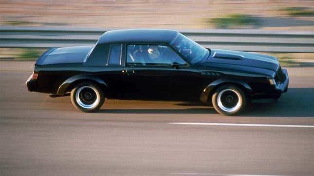 A photo of a black Buick GNX