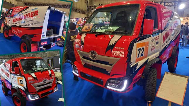 Three photos of the Mini ranger from the Tokyo Auto Salon. 