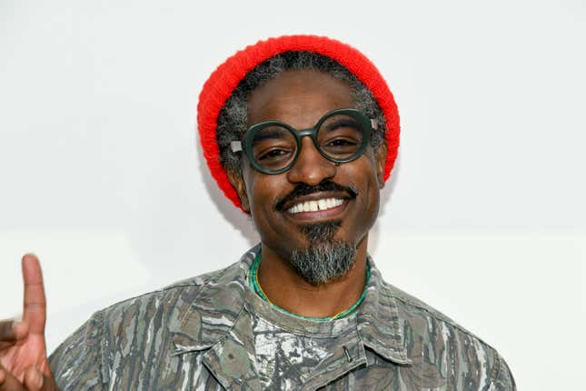 André 3000 at the 2024 CFDA Fashion Awards held at the American Museum of Natural History on October 28, 2024 in New York, New York.