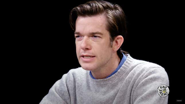 John Mulaney Seeks the Truth While Eating Spicy Wings