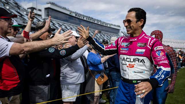 Image for article titled 4-Time Indy 500 Winner Helio Castroneves To Give NASCAR A Try At 49-Years-Old