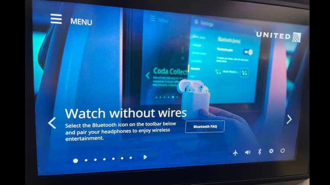 Image for article titled Bluetooth In-Flight Entertainment Is A Game Changer