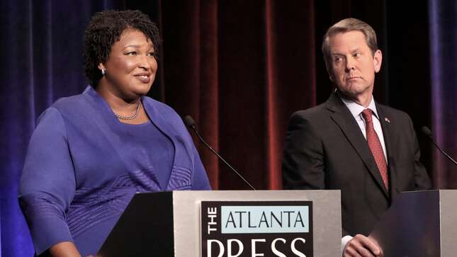 Image for article titled Brian Kemp Refused to Discuss Abortion in Debate With Stacey Abrams