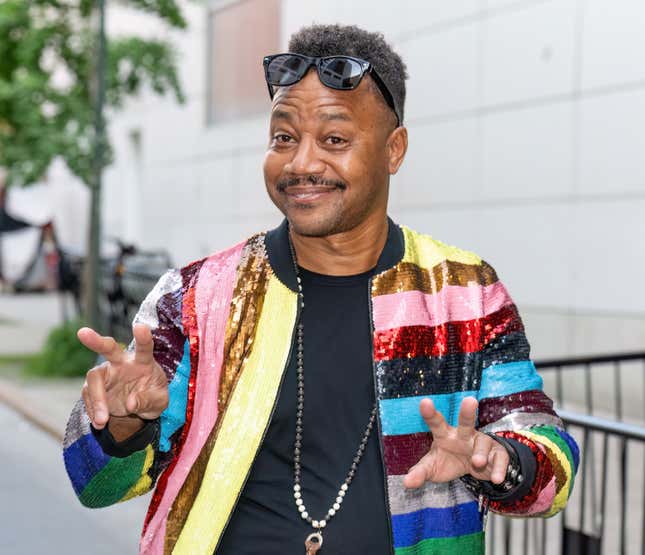  Cuba Gooding Jr. is seen arriving to the alice + olivia By Stacey Bendet Pride Event With Performance By Paris Hilton on June 13, 2024 in New York City.