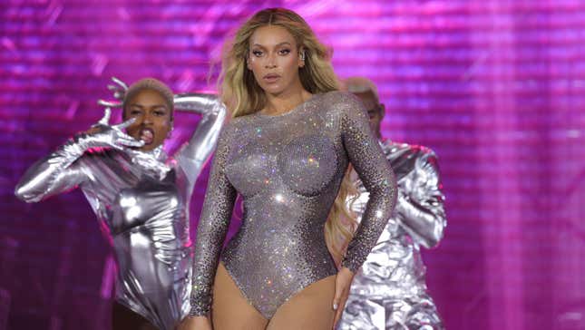 Beyoncé performs onstage during the "RENAISSANCE WORLD TOUR" at MetLife Stadium on July 29, 2023 in East Rutherford, New Jersey.