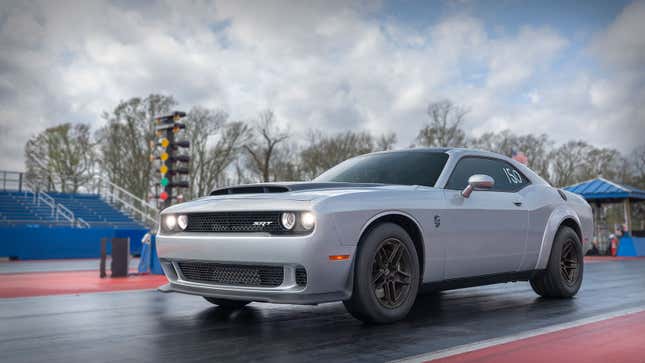 A photo of a Dodge Demon 170. 