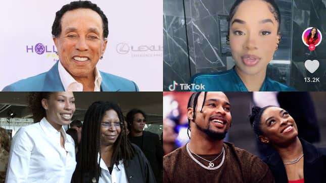 Image for article titled Smokey Robinson&#39;s Smooth Moves, Whoopi&#39;s Motherhood Choice, A &#39;Ghetto&#39; TikToker, and Mr. Simon Biles Gets a New Job