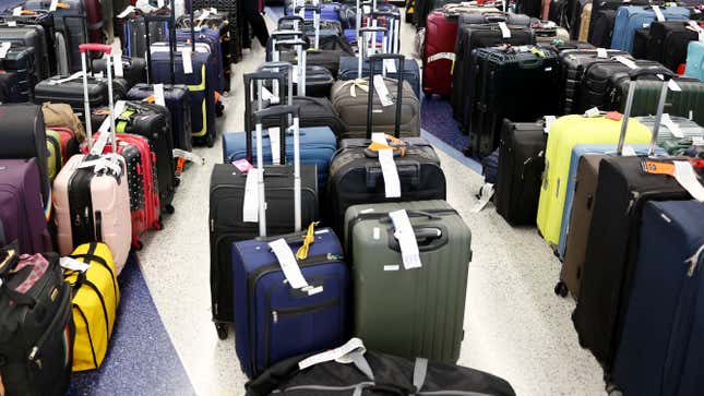 Bags at an airport