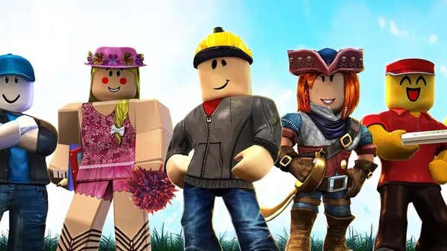 Roblox promotional art shows rip-off Lego posing for the graphical upgrade. 