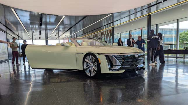 Cadillac Sollei Concept Is A Manilla Cream Luxury EV Dream