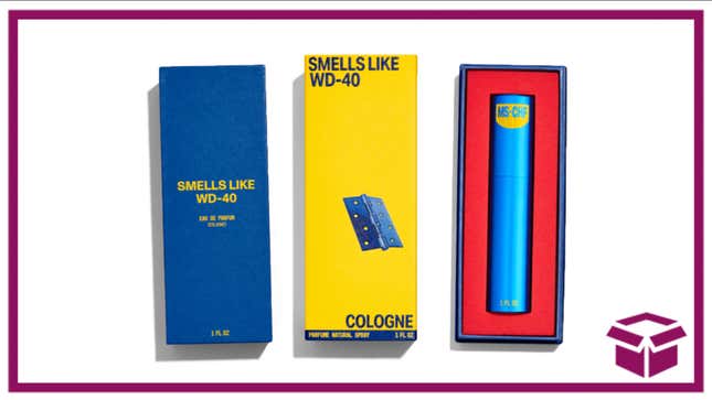 This is your chance to smell just like WD-40, but fancier. 