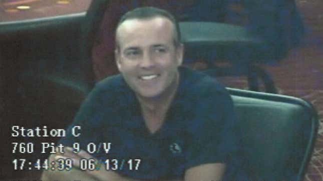 Timothy Edmunds in an image obtained by the feds from Detroit’s Greektown Casino.