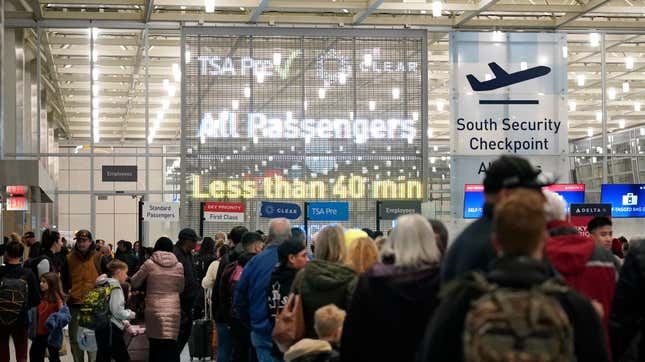 Passagers à l’aéroport international de Minneapolis-Saint-Paul