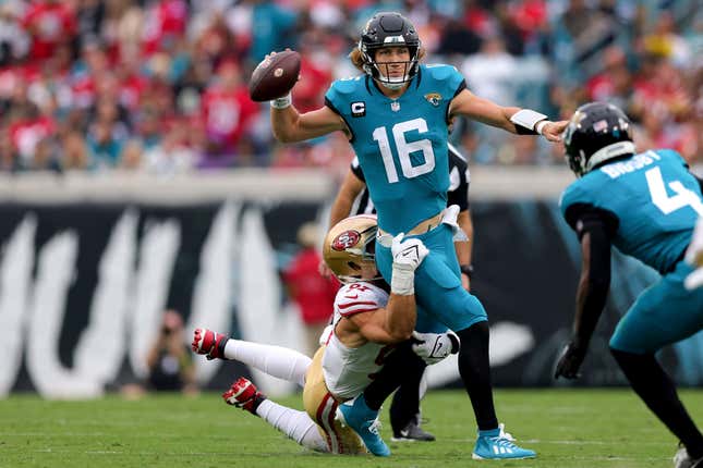The Jags did not show up against the Niners on Sunday.