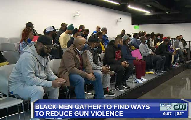 Image for article titled Black Men in Lexington Gather to Devise How to Reduce Gun Violence