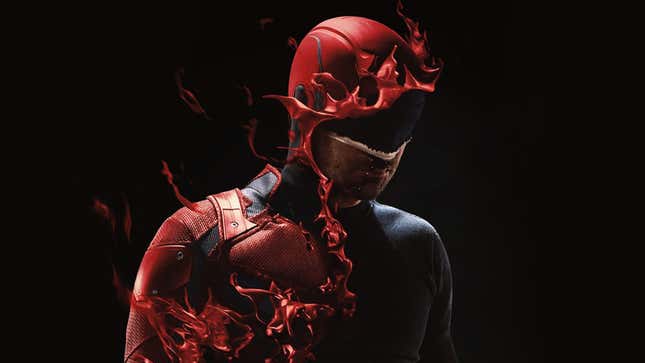 Charlie Cox as Daredevil in a promo poster for season 3. 