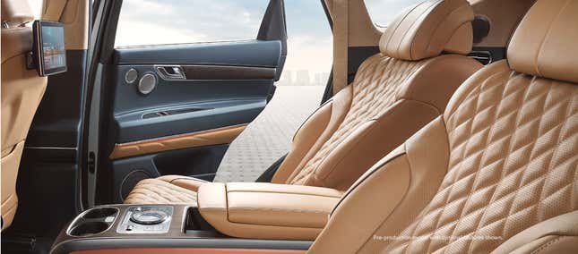 Image for article titled Genesis Debuts Limited Edition Four-Seater Option For The GV80