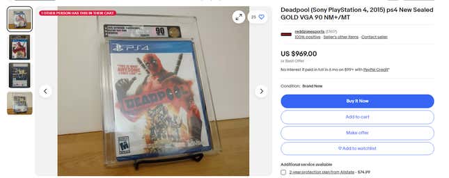 Image for article titled Please Don&#39;t Spend $300+ On A PS4 Copy Of The Deadpool Game