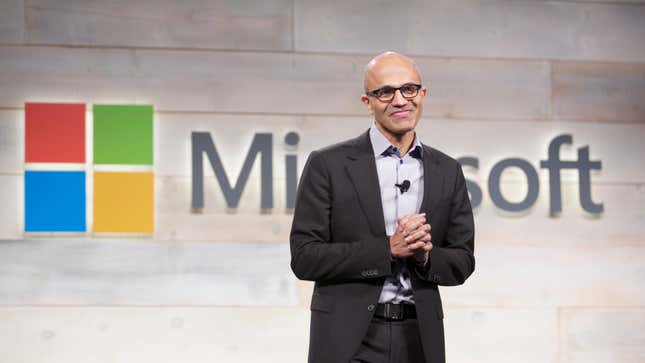 Image for article titled Microsoft Appoints CEO Satya Nadella As Company Chairman